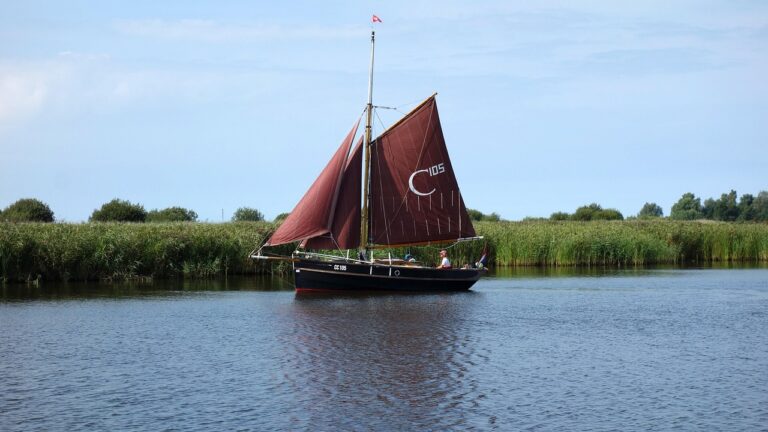 Zeilboot op het Veerse Meer in Zeeland